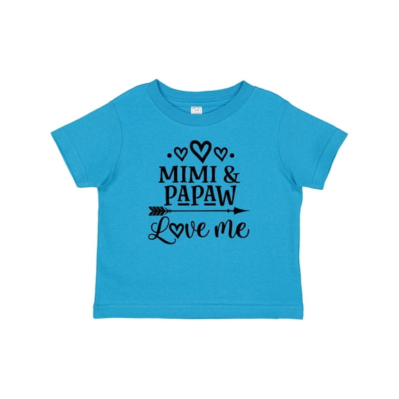 Inktastic Mimi and Papaw Love Me Boys or Girls Baby T-Shirt