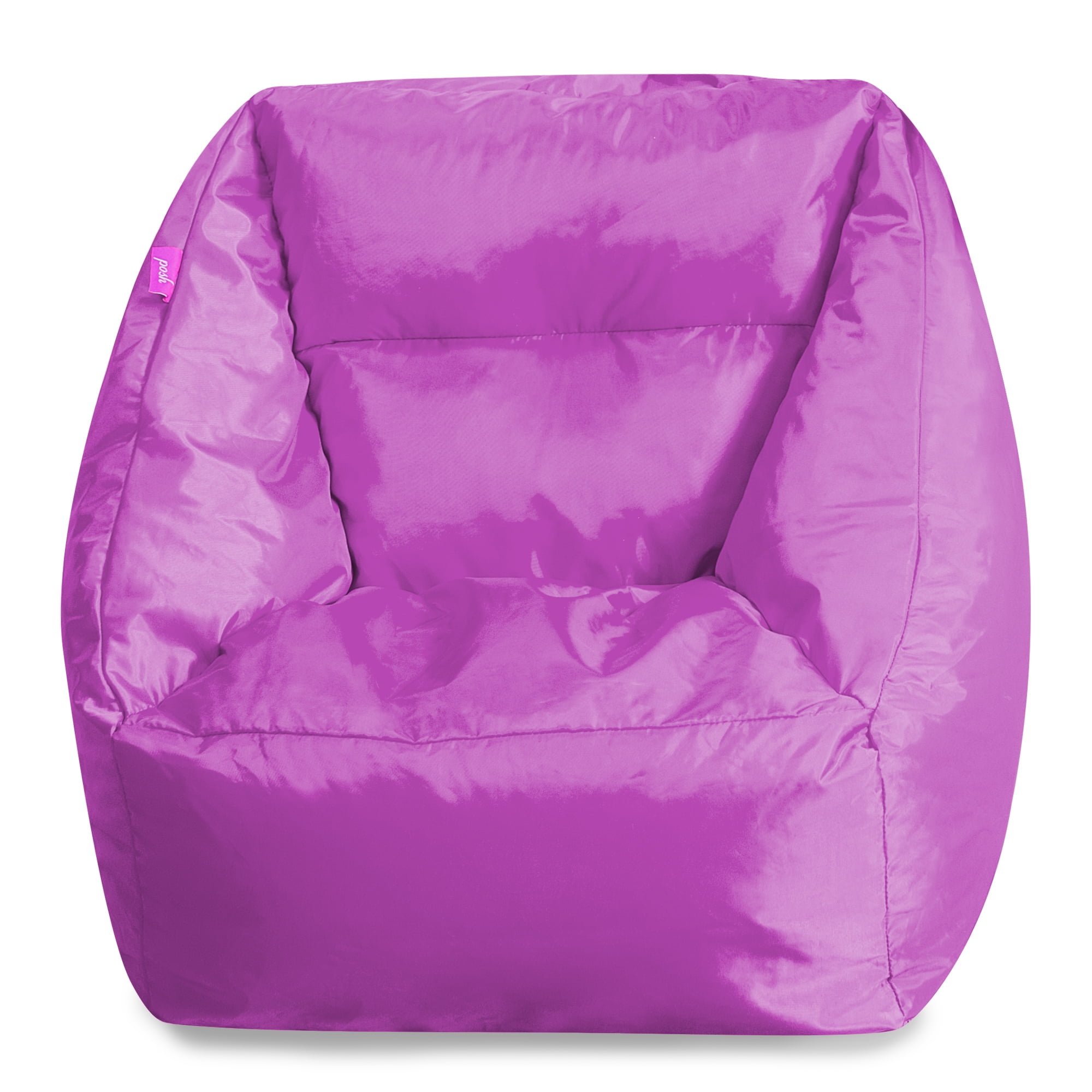 Posh Creations Coronado Bean Bag Chair, Kids, 2.3 ft, Purple
