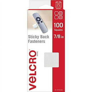 Velcro Brand Clear Dots with Adhesive, Square | 200pk, 7/8 Mounting Squares | Double Sided Tape for Office, Classroom, Teacher Must Haves | Thin