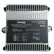 JEEP® MEGA CONNECT PRO Mobile X6 50dB 6-Band 4G/5G Ready Extreme Power Wireless Booster With 11" Mag Antenna & CLA Power for all Jeep Years and Models, Powered by Smoothtalker®