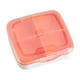 thumbnail image 2 of Pastillero portátil | Pastillero ABS impermeable con 4 compartimentos y resistente a la humedad | Estuche de viaje para pastillas, vitaminas y uso diario, 2 of 6