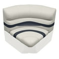thumbnail image 2 of Wise BM11028-986 Premier Series Pontoon 28" Radius Corner Cushion Set - Platinum / Spectra Navy / Cobalt, 2 of 11