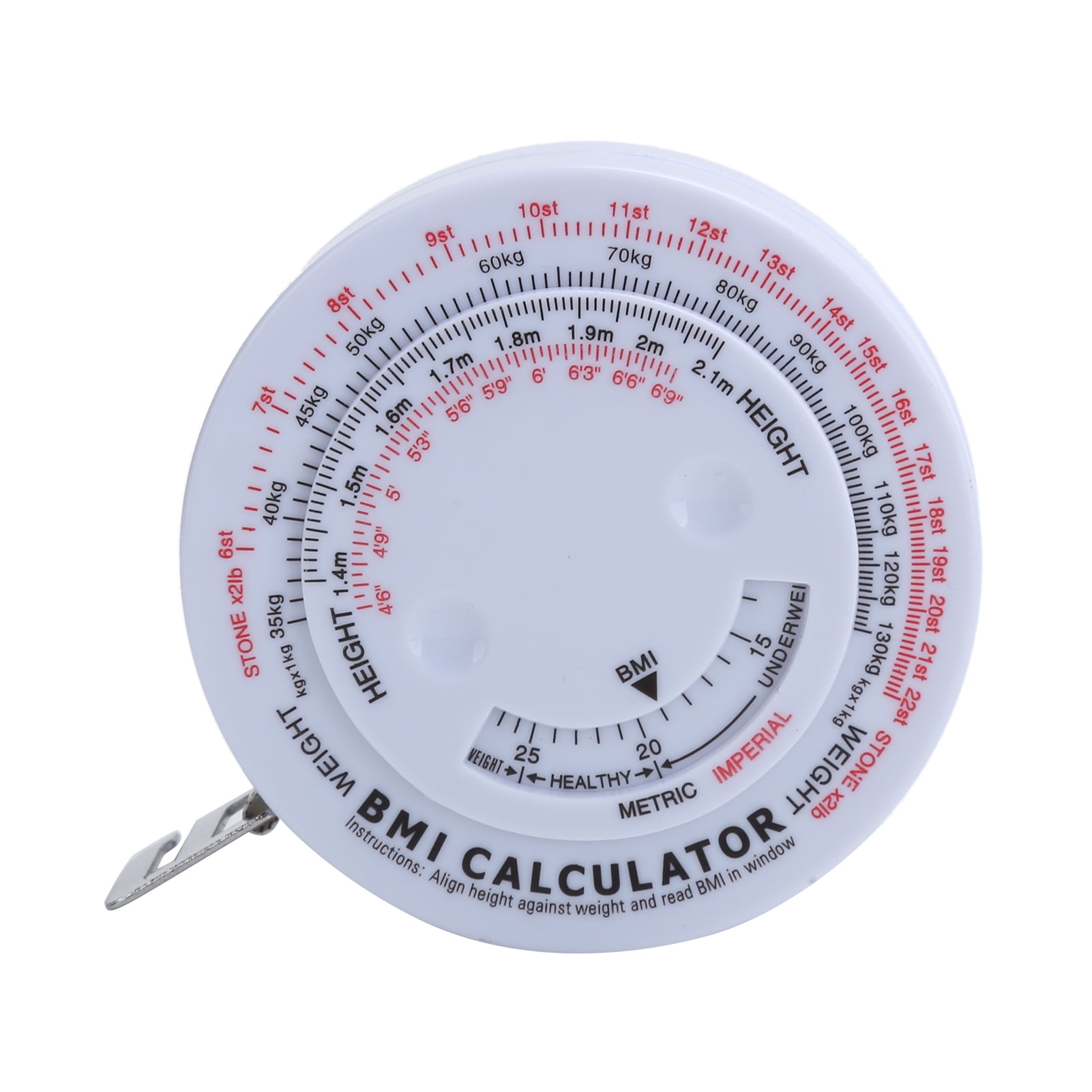 BMI Tape, Mass Index Tape Measure Non-toxic Measure Tape  for Arms for Men/women