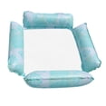 thumbnail image 1 of Flotador inflable para piscina, silla flotante inflable, hamaca portátil para cama de regalo de verano Verde, 1 of 9
