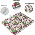 thumbnail image 2 of Christmas Dish Drying Mat for Kitchen Counter, Western Cow Cactus Xmas Balls Botanical Rustic Baby Bottle Microfiber Drying Pad, Absorbent Coffee Cup Dishes Drainer Mats 16"x18", 2 Pcs, 2 of 6