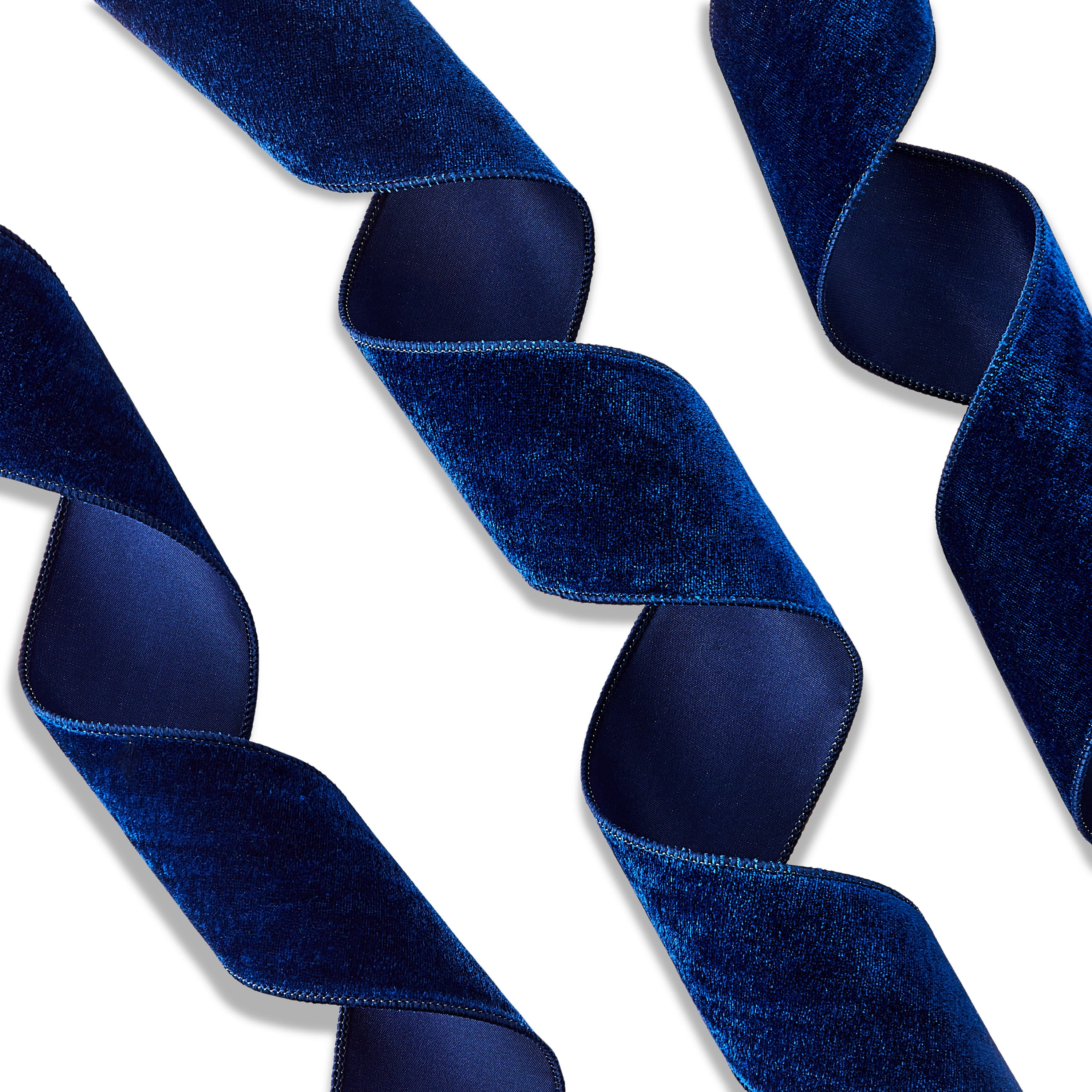 Navy Velvet Ribbon, 12', by My Texas House - Walmart.com