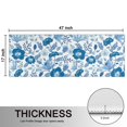 thumbnail image 5 of Kitchen Rugs Sets Of 2,Pioneer Flower Floral Print Pattern Anti Fatigue Kitchen Mat Rugs Non Slip Washable,Decorative Kitchen Floor Mats for Kitchen,Sink,Laundry,17"X47", 5 of 5