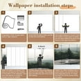 thumbnail image 5 of Peel and Stick Wallpaper Wall Murals Mountain Foggy Forest Tree Landscape Misty 100"H x 144"W Removable PVC Wall Paper Self-Adhesive Wall Paintings Art Decor for Bedroom Living Room, 5 of 7