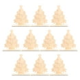 thumbnail image 1 of Miangastore Wood Plaque Blank Beige 10Pcs 6x5in, 1 of 8