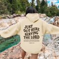 thumbnail image 5 of SIYUDAN Women's Hoodies Sweatshirts Christian Sweatshirt Letter Print Sweatshirt Oversized Pullover Hoodie Winter Clothes For Women Young Women, 5 of 5