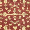 thumbnail image 5 of Hauteloom Parkhill Wool Living Room, Bedroom Area Rug - Traditional - Brick Red, Peach, Mustard - 8' Round, 5 of 8