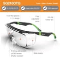 thumbnail image 2 of Gafas de seguridad para trabajo DEX FIT SG210 OTG para hombre y mujer, 2 of 6