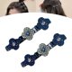 thumbnail image 1 of Pinzas para el cabello trenzadas con piedras de cristal brillantes, pasador triple para el cabello, pinzas para el cabello para cambiar rápidamente el estilo, pinzas para el cabello trenzadas para muj, 1 of 8