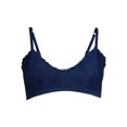thumbnail image 4 of No Boundaries Women's Triangle Floral Lace Bralette, 4 of 5