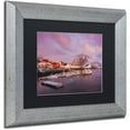 thumbnail image 2 of Trademark Fine Art "Hamn?y Harbor Light" Canvas Art by Michael Blanchette Photography Black Matte, Silver Frame, 2 of 4
