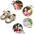 thumbnail image 4 of Soft Sole Baby Dress Shoes - Infant Baby Walking Shoes Moccasinss Rubber Sole Crib Shoes, 4 of 6