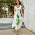 thumbnail image 5 of Lunarable Pineapple Sleeveless Dress Female Clothing Dress Women Summer 2025 Dress, 5 of 7