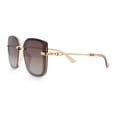 thumbnail image 6 of Polarized Womens 90s Glamour Butterfly Designer Sunglasses All Brown, 6 of 8