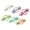 Frosted style, variant on 6PCS Modern Weave Clip For Ponytails Half Up Styles Hair Clip Tight grasp Spring for Women Updos