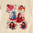 thumbnail image 3 of Descendants 5 - Character Collage - Youth Girls Fitted Short Sleeve T-Shirt, 3 of 5