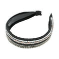thumbnail image 4 of Unique Bargains 1 Pc Headband Faux Pearls Sequins Hair Accessories for Women Black, 4 of 5