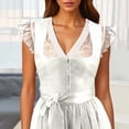 thumbnail image 2 of SNKSDGM Mes Articles Germany Oktoberfest Robe Dirndl pour Femmes Robe à Manches Courtes Robe de Scène Débardeur Gilet Hauts Fabriqué au Canada, 2 of 9