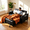 Black PU, variant on BSHTI 53.94" Pull-Out Sleeper Sofa Bed with Velvet Upholstery, 3-Position Reclining Back, Solid Wood Frame for Apartment/Office (Green)