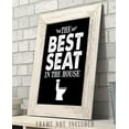 thumbnail image 3 of Best Seat in the House - 11x14 Unframed Typography Art Print - Great Gift for Bathroom Decor, 3 of 6