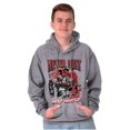thumbnail image 3 of Street Fighter Balrog Never Quit Men Big & Tall Graphic Hoodie Brisco Brands 2X, 3 of 5