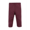 thumbnail image 5 of Hudson Baby Infant Girl Cotton Bodysuit and Pant Set, Plum Wildflower Short Sleeve, Newborn, 5 of 5