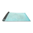 thumbnail image 2 of Ahgly Company Indoor Square Abstract Light Blue Contemporary Area Rugs, 7' Square, 2 of 4