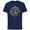 Navy, variant on Star Wars The Mandalorian Hero Pose - Short Sleeve Cotton T-Shirt for Adults - Customized-Black