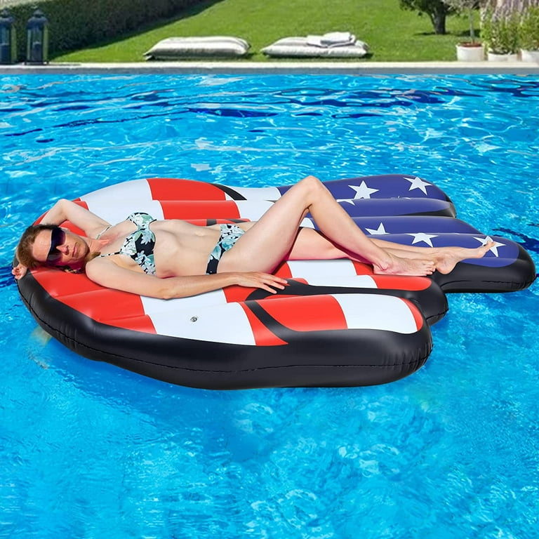 Large Pool Float, Giant American Flag Pool Float, USA Pool