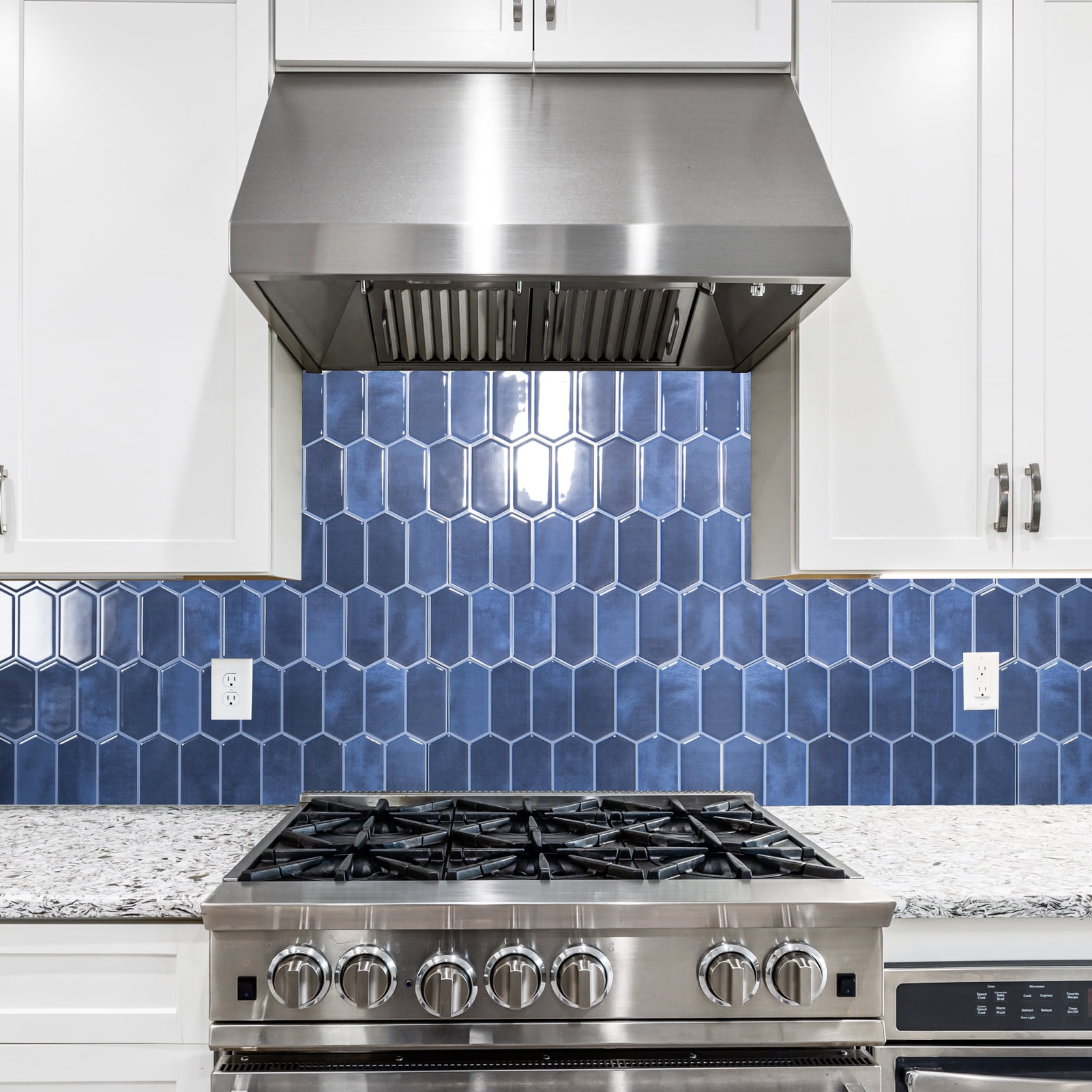 10Pcs Peel and Stick Backsplash,12'' x 12'' Heavy-Duty Self-Adhesive Vinyl Wall Tiles for Kitchen,Bathroom