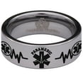 thumbnail image 2 of Paramedic Tungsten Carbide Ring, 2 of 9