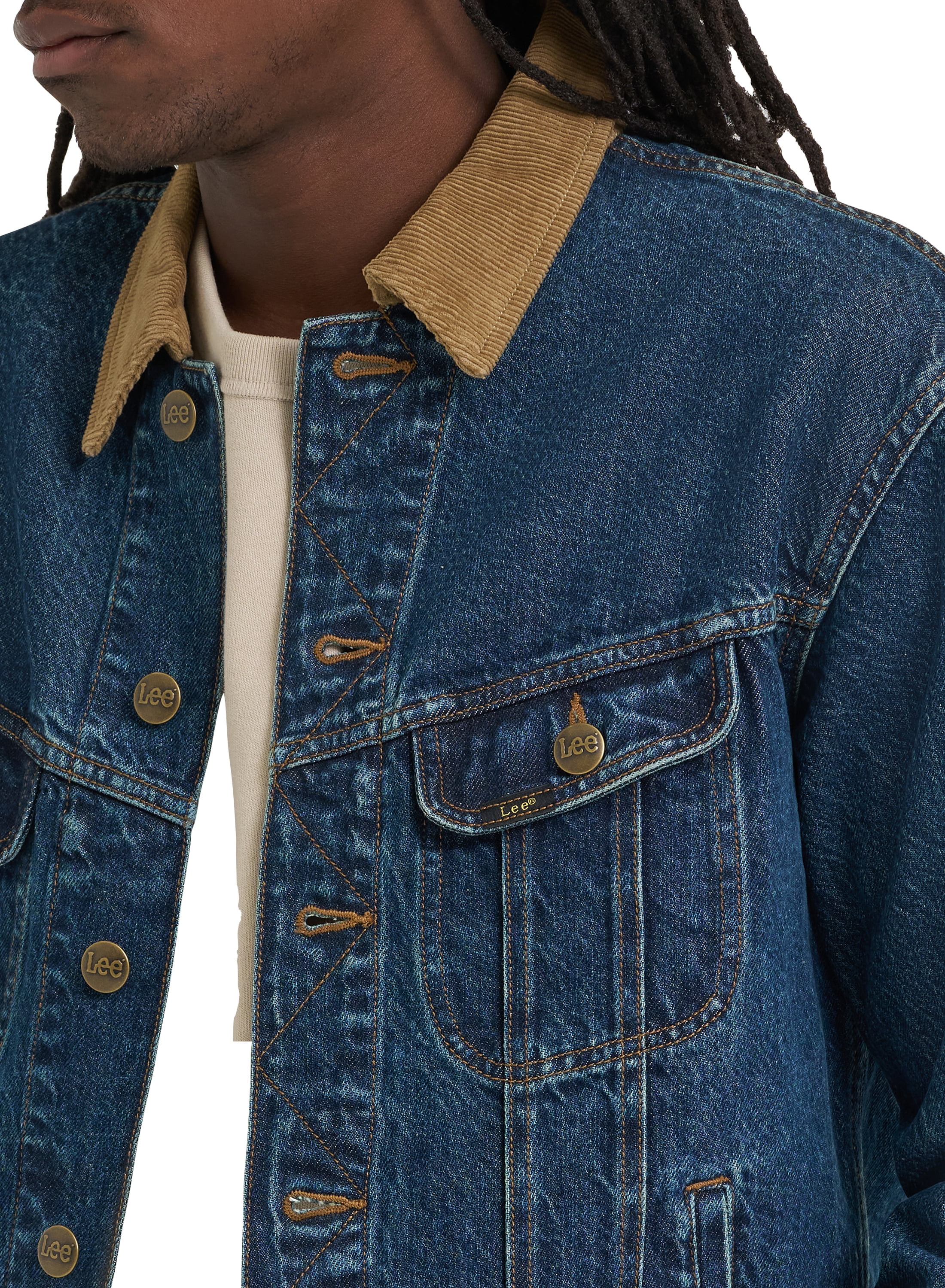 Lee® Men's Heritage Rider Jacket With Cord Collar