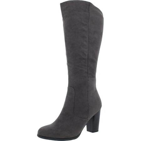 

Style & Co. Womens Addyy Faux Suede Wide Calf Knee-High Boots