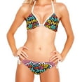 thumbnail image 2 of Thanksgiving Font Detachable Sponge Adjustable Strap Bikini Set Two-Pack Swim Suit Swimsuits Bikini, 2 of 6