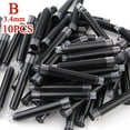 thumbnail image 1 of 10pcs/Pack 3.4mm Caliber Ink Cartridges Fountain Pen Replaceable Ink Bag Standard Office Caliber Ink Bag Supplies Universal, 1 of 8
