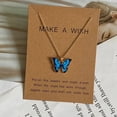thumbnail image 4 of Collar con colgante de mariposa para mujer, joyería bonita para el cuello, estilo coreano, regalo para niña, venta al por mayor, envío directo, 4 of 4