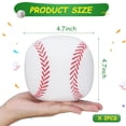 thumbnail image 2 of Almohadas de béisbol de felpa Hydren, mullidas y suaves, 22 cm, 2 unidades, 2 of 7
