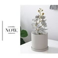 thumbnail image 3 of Yi Lighting 6.7" Indoor Outdoor Modern Nordic Ceramic Flower Pot Planter with Drainage Hole & Tray, 3 of 4
