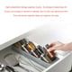 thumbnail image 4 of Wosthever Cajón con ocho ranuras, soporte de almacenamiento de condimentos, organizador de crisol de cocina, estante de tanque esencial para Organizadores de utensilios de cocina, 4 of 6