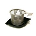 thumbnail image 1 of Infuseur avec Plateau d'Égouttement en Forme de Feuille, Porte-Sachet de Thé, 1 of 1
