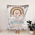 thumbnail image 4 of Bonus Mom Blanket 60"x50", Gifts for Bonus Mom From Stepdaughter Stepson, Best Bonus Mom Ever Gift for Christmas Mothers Day, Step Mom Throw Blanket, Birthday Bonus Mom Gifts from Daughter Son, 4 of 6