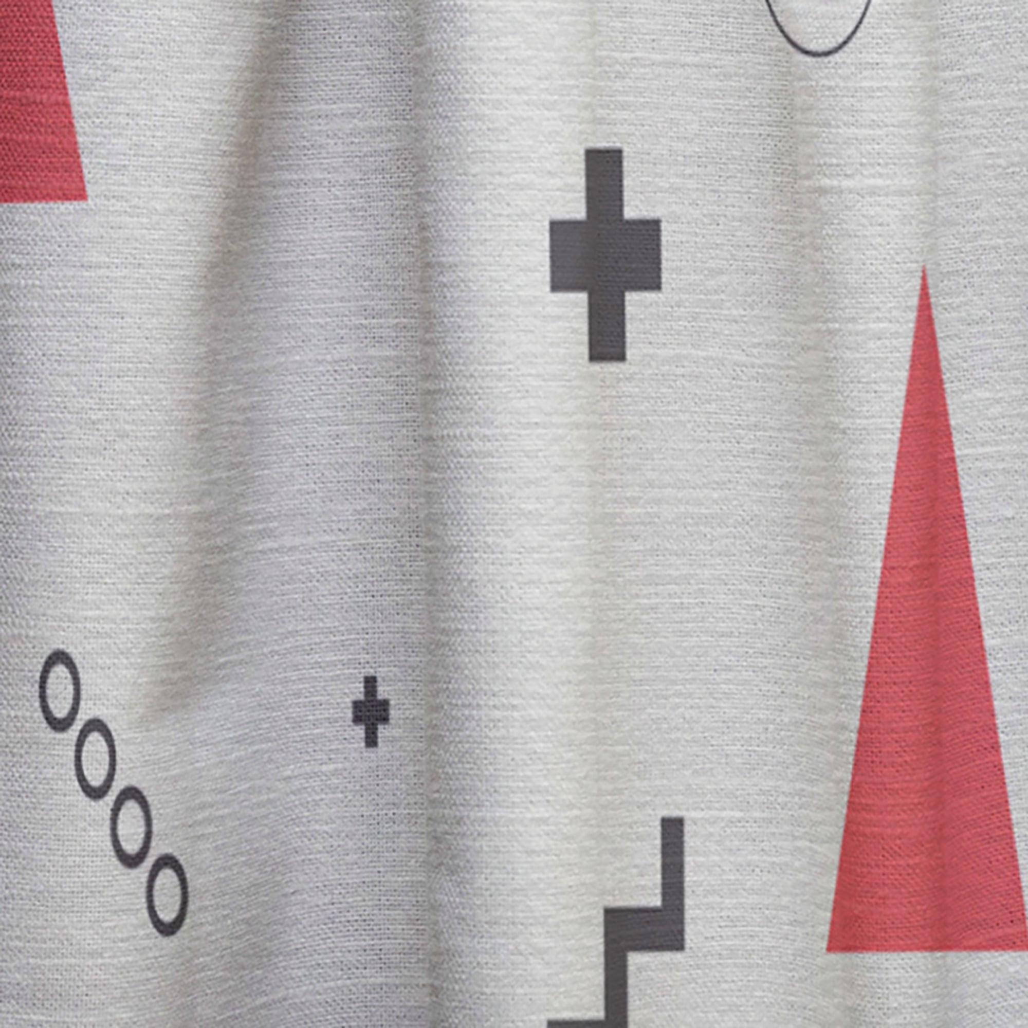 Designart 'Retro Triangular Design III' Mid-Century Modern Curtain Panel