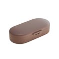 thumbnail image 1 of Pill Box with Independent Compartments Pill Organizer Silicone Ring Moisture Proof Travel Case for Morning Noon Evening, 1 of 8