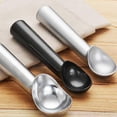 thumbnail image 2 of Cuchara para helado en forma de bola, cuchara antiadherente de Metal de aluminio para servir Catering, 3 uds., 2 of 5