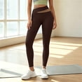 thumbnail image 2 of Dzrciro Yoga Pants Women, Plus Size Elastic High Waist Color Block Cross Yoga Leggings, Breathale Soft Daily Walking Bottoms S-3XL, 2 of 8