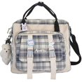 thumbnail image 1 of Mochila Kawaii Con Pin De Peluche De Oso, Mochila Estética Bolso De Escuela Japonesa Ita Bag Afortunado Sencillez, 1 of 5